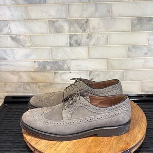 Nordstrom 1901 Suede Men's Gray Oxford Shoes